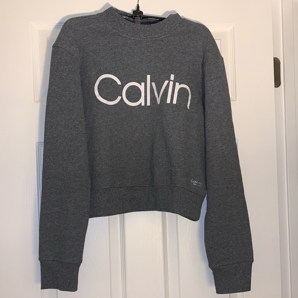 NWT Calvin Klein performance cropped sweatshirt
